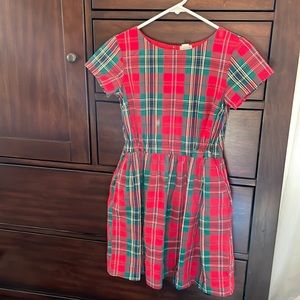 Holiday tartan dress